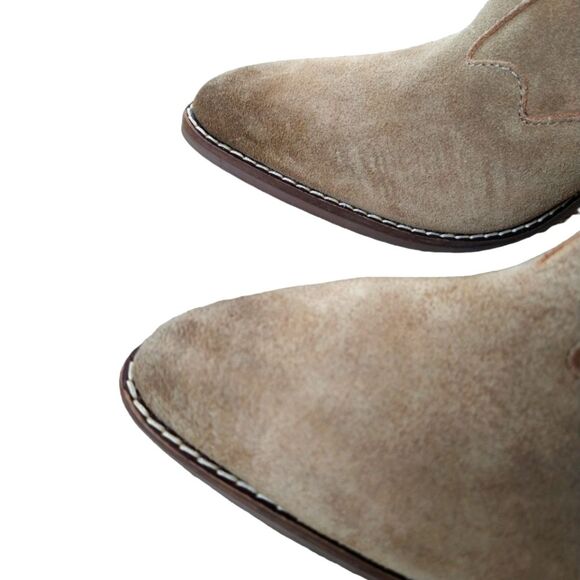 NWT Dingo Tan Suede Flannie Country Western Pointy Toe Boots - Picture 9 of 11